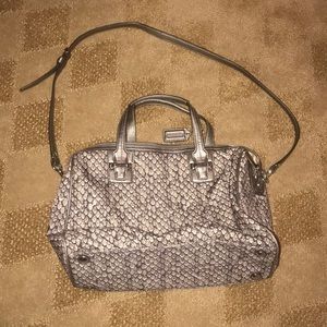 Grey Alligator Coach Purse
